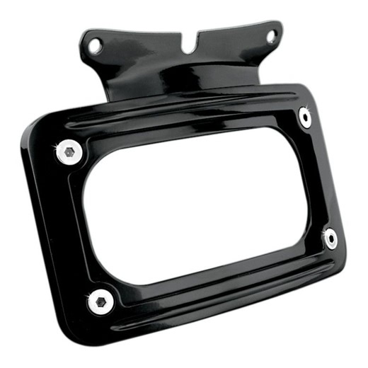 Kuryakyn Curved License Plate Frame Mount For Harley Road / Street Glide 2010-2025