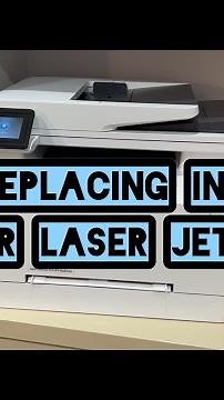 Color Laser Jet Pro Printer ink replacement