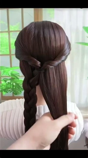 Party Wear Low Bun Hairstyle Tutorial! ✨Ghar par banayein Elegant Double Braid Bun 💖
