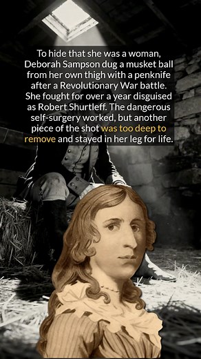 Deborah Sampson disguised herself as a man to fight for American independence. | The History Page