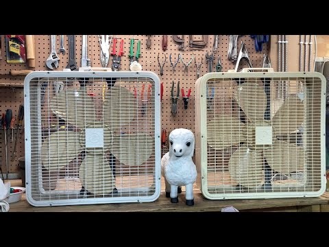 2 Robeson Box Fans; Same but Different