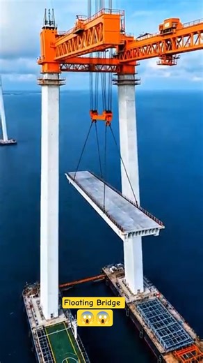 Inside the $2 Billion Bridge Construction in Ocean: The Speed Making! 🌊🏗️ #shorts