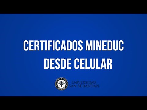 ¿Cómo obtener un certificados de estudios del Mineduc desde el celular?