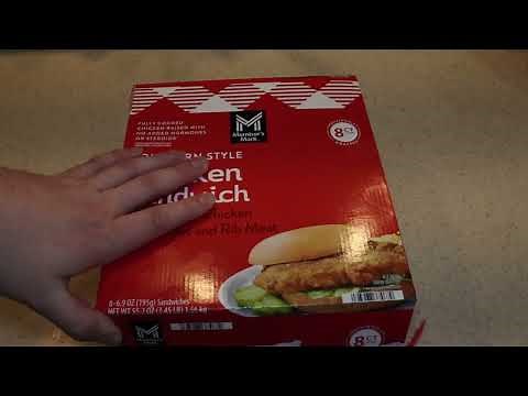 Sam's Club member's mark brand southern style chicken sandwich review