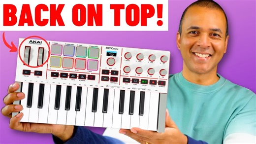 Akai MPK Mini 4评测：这五大升级，让音乐制作人彻底疯狂！【中英字幕】