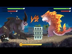GIANT BURN GODZILLA SHARK VS GIANT KAIJU BEHELLMOUTH! TRAILER AND GAMEPLAY - Hungry Shark Evolution