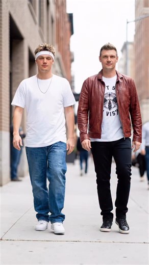 (Insert): dial up sound effect on Instagram: "Then & Now: Backstreet Boys 🤩❤️ Visuals by @junkboxai"