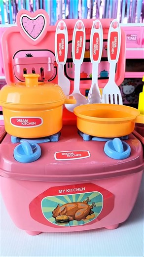 Satisfying with Unboxing & Review Miniature Kitchen Set | ASMR Video no music #asmrtoys #toyhouse