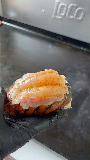 Grilled Lobster Tails on the Flat Top Griddle