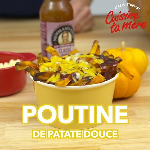 Poutine de patate douce
