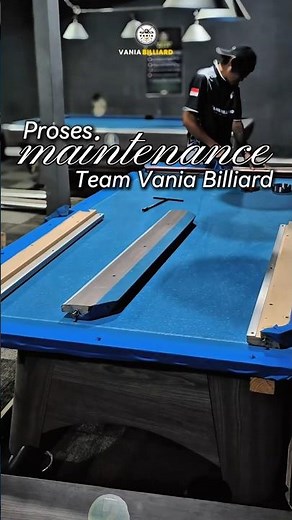 Old Table Feels New! 😱 Maintenance & Felt Replacement Process in Jambi. #billiards #billiard #pool