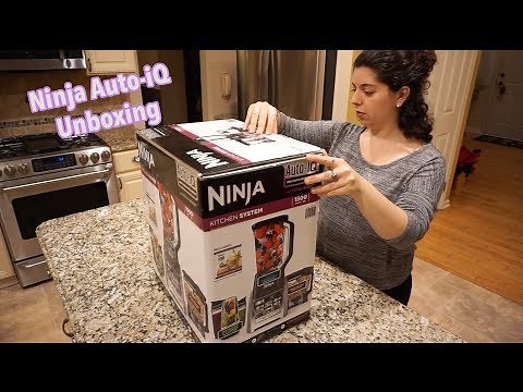 Ninja Auto IQ Kitchen System Unboxing || Blender, Food Processor & Smoothie Cups!