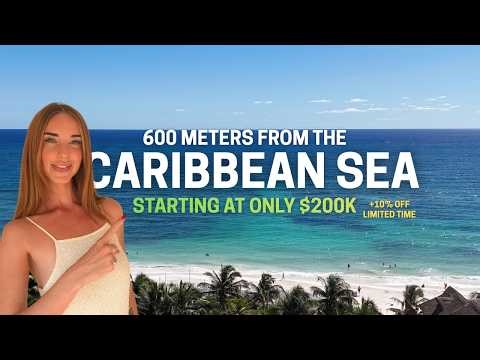 Playa del Carmen Condos 600m from the Beach, Starting at $200K | 10% Off