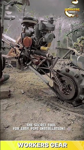 Compact DIY Trencher Machine for Digging Narrow Soil Trenches in Backyard and Farming Areas