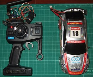 How to Modify RC CAR Via 2.4 GHz NRF24L01 Arduino Part2 Reciever(Rx)