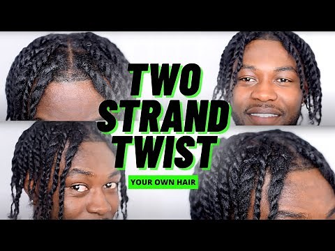 How to: TWIST YOUR OWN HAIR! | Two/Double Strand Twists for Black Men