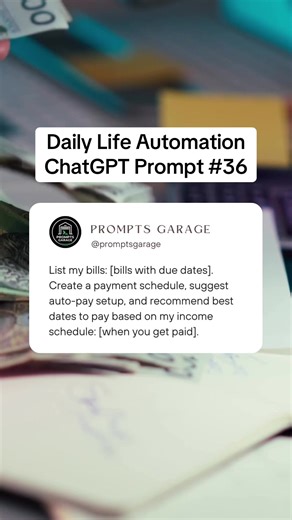 Never Miss a Bill Again Smart Payment Schedule With AI #promptoftheday #promptsgarage #personalfinance #billmanagement #moneysystem