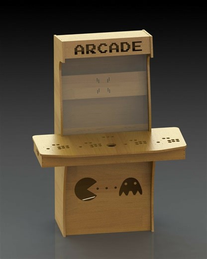 4-player Upright Arcade Machine Cabinet Plans for 32” Monitor (digital Plans) - Etsy