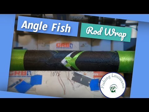 Angle Fish Rod Wrap - Rod Wrapping tutorial