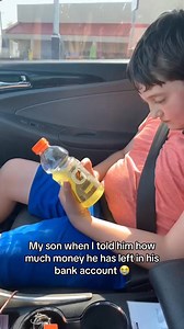 61_“I make bad financial decisions” 😭 (bonitabryna🌺) #kid #money #bank #relatable #comedy #hoest | Hoest