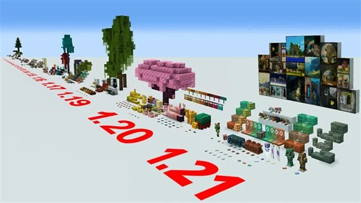 用120秒回顾每一次重大的《我的世界》更新