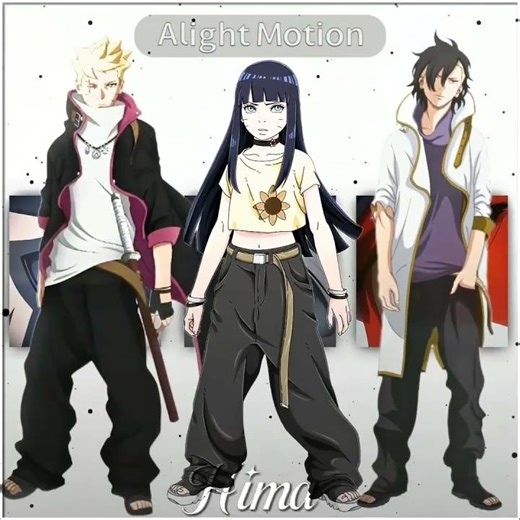 Team Uzumaki 🗿[kawaboruhima] | #naruto #himawari #boruto #kawaki #edit #manga