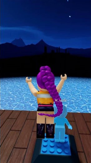 Rumi Back ok Tutorial teamwork obby With bacon 🥓 #roblox #shorts