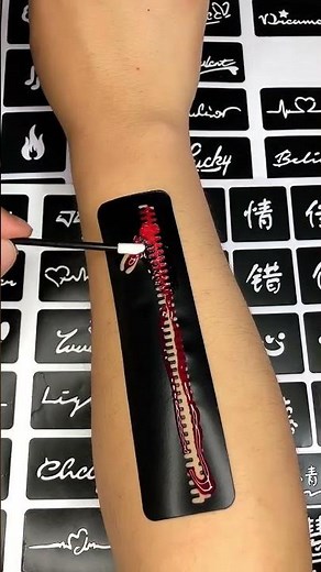 How to make temporary tattoo | Diy temporary tattoo sticker waterproof #Shorts221