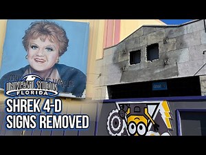 Shrek 4-D Signs Removed at Universal Studios Florida