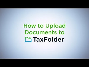 How to Upload Documents to TaxFolder