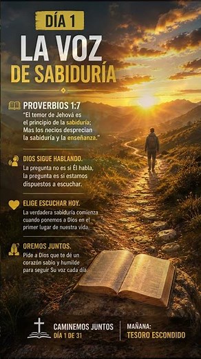 La Voz de Sabiduría | Día 1 de 31 | Proverbios 1:7