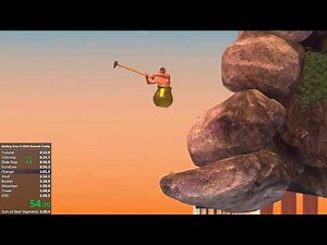 Getting Over It with Bennett Foddy - 1m 53.438s Speedrun