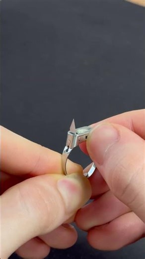 🔔 Compact tools for travelers - Stainless Steel Survival Self Defense Ring ( # 1740 )