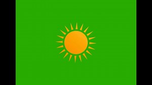 Sun, Sunrays, Green Screen. Free Stock Video