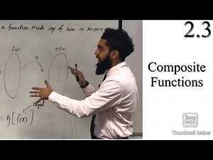 Edexcel A level Maths: 2.3 Composite Functions