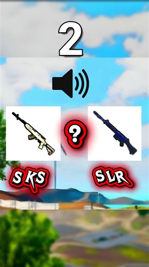 SKS vs SLR: 99% People Fail This DMR Sound Test! 🎧😱#bgmi #shorts #pubgmobile #mobilegame