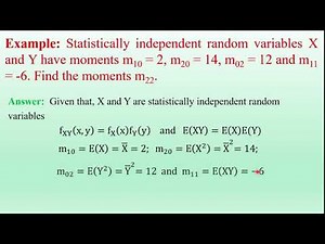 PTSP#Problem on joint moments of random variables