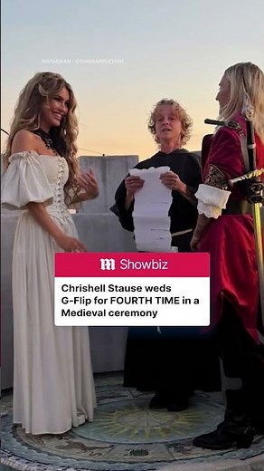 Selling Sunset star Chrishell Stause and partner G-Flip renewed their vows