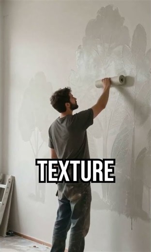 Watch a plain wall turn through all four seasons with paint, texture, and patience. #artprocess #mur