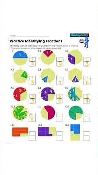 Learn Fractions | 3rd Grade Math ✅💯 #fraction #maths #math #mathematics #mathshorts #education