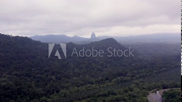 Pico Cão Grande, São Tomé — a dramatic volcanic plug rising from lush rainforest in Obô Natural Park, an iconic African landmark