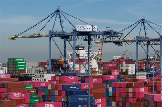 US trade deficit widens in February as imports offset record exports