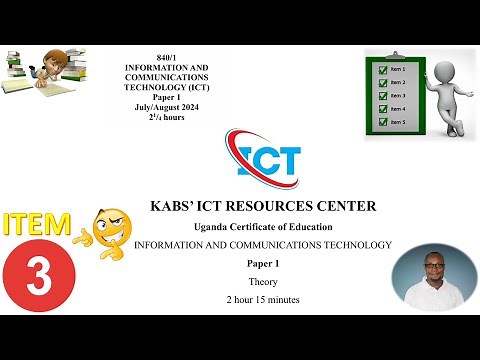 Lesson 3 | How to Answer Scenario Questions in ICT Theory Paper 840-1 Section B Part 1 - ITEM 3