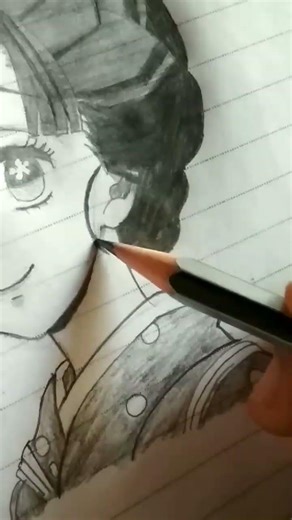 POV: You thought Akaza was a villain until you saw her.#kayuki #akaza #demonslayar #sketch