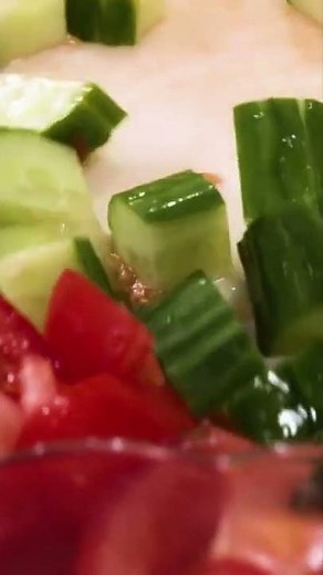 3-Ingredient Mediterranean Salad! #shorts