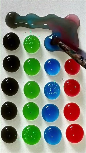 Magical Color Swirls | Creative Mixing Art 🌈 #shorts #satisfying