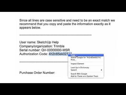 Authorizing SketchUp Pro 2015 – Single User License