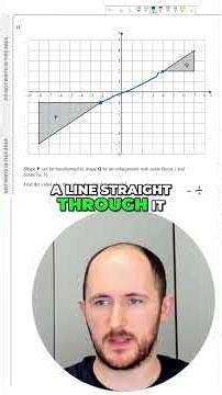 Scale Factor Understanding Negative & Center of Enlargement #maths #edexcel #gcse #exam #shorts