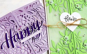 【搬运】【手工卡】Die Cut Gatefold Cards