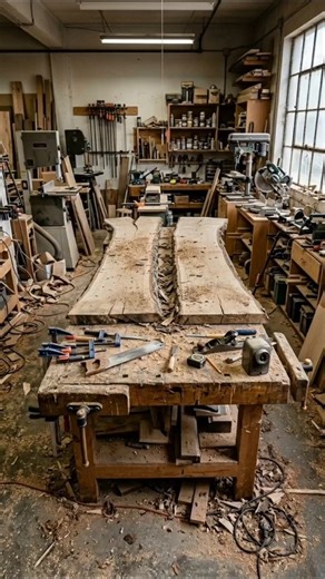 from nothing to luxry epoxy tabel 😱#timelapse #diy #epoxytable #home #shorts